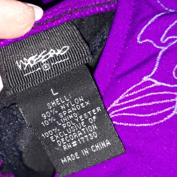 Purple Ruffle Bottom Bikini - Picture 6 of 6